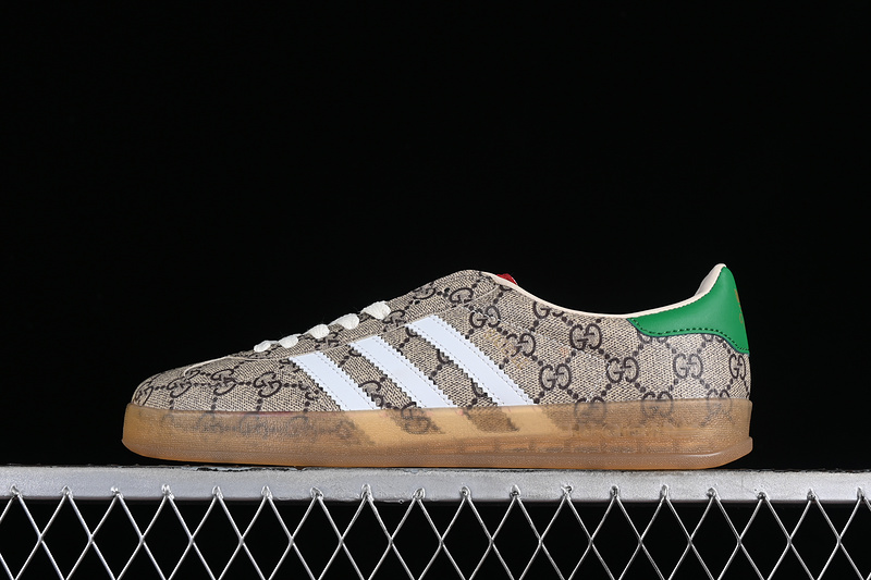 Originals X Gucci Gazelle Brown/White/Green 15