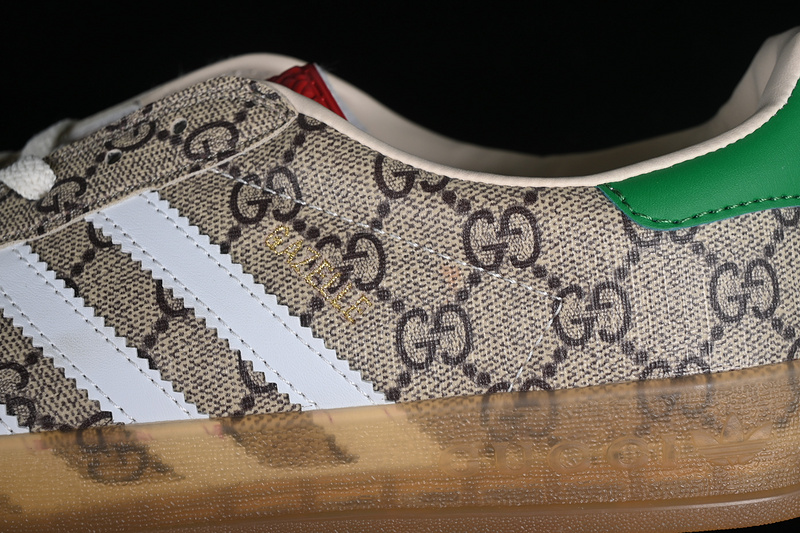 Originals X Gucci Gazelle Brown/White/Green 25