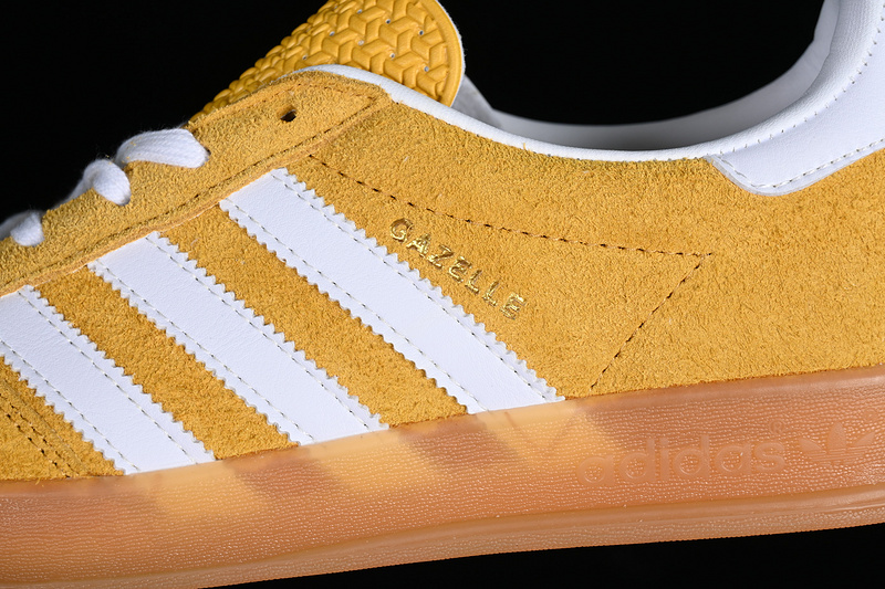 Adidas Gazelle Indoor Orange Peel/Cloud White/Gold Metallic 9