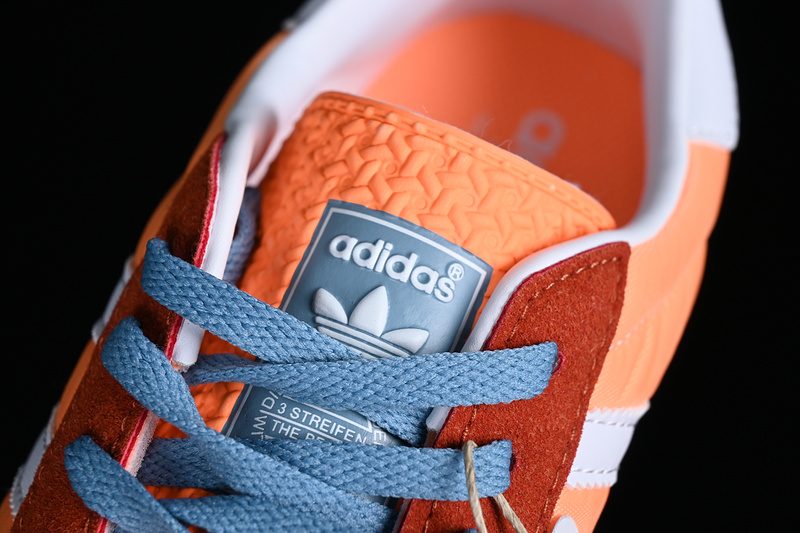 Adidas Gazelle Indoor Beam Orange/Cloud White/Gum 11