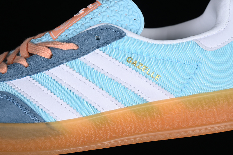 Adidas Gazelle Indoor Preloved Blue/Cloud White/Gum 7