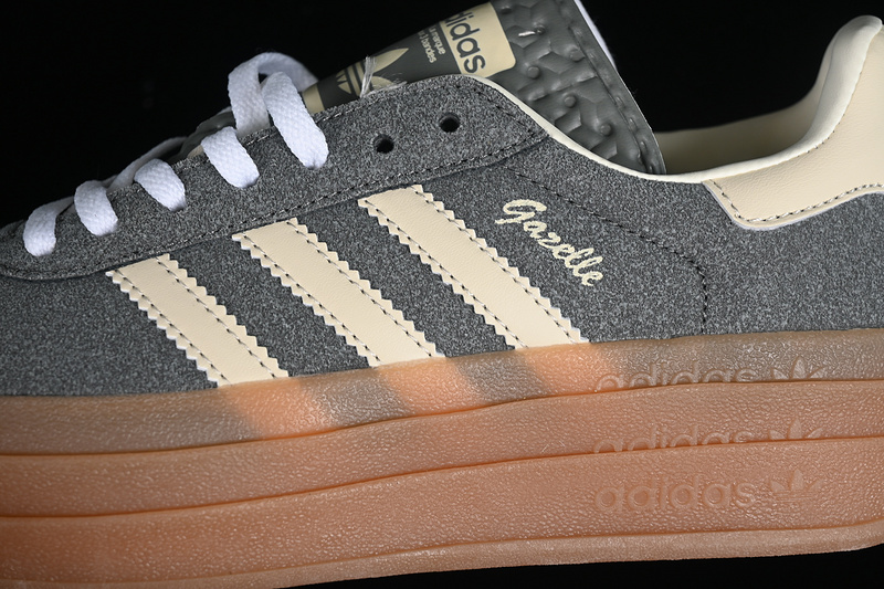 Originals Gazelle Bold Grey Six/Magic Beige/Cream White 5