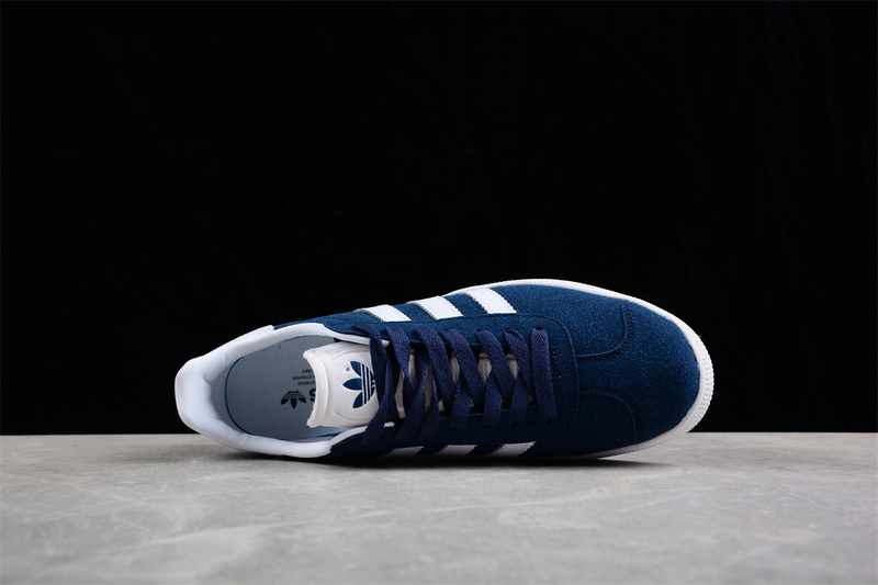 Gazelle Shoes Collegiate Navy/White/Gold Metallic 23