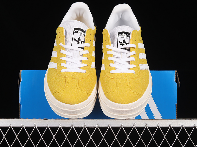 Wmns Gazelle Bold Almost Yellow/Cloud White/Legend Ink 3