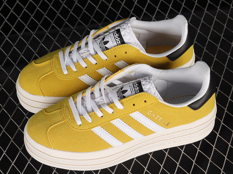 Wmns Gazelle Bold Almost Yellow/Cloud White/Legend Ink 11