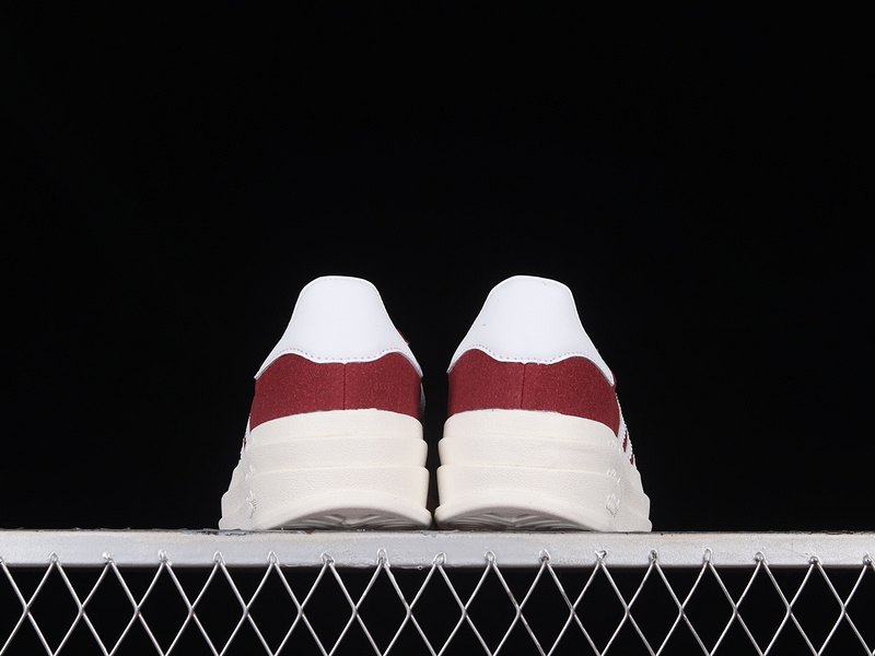 Gazelle Bold Shoes Shadow Red/Cloud White/Core White 3