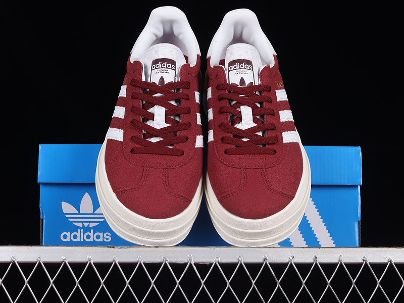 Gazelle Bold Shoes Shadow Red/Cloud White/Core White 25