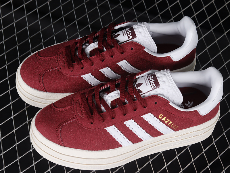 Gazelle Bold Shoes Shadow Red/Cloud White/Core White 29