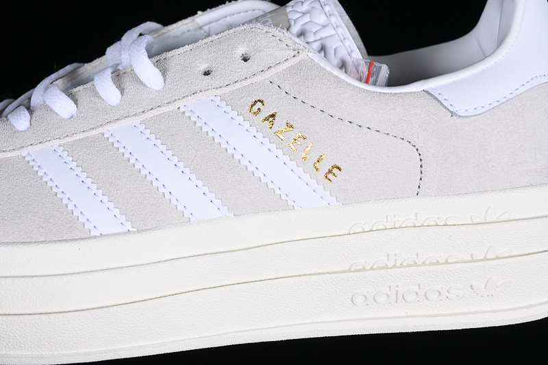 Adidas Wmns Gazelle Bold Grey Two/Cloud White/Core White 19