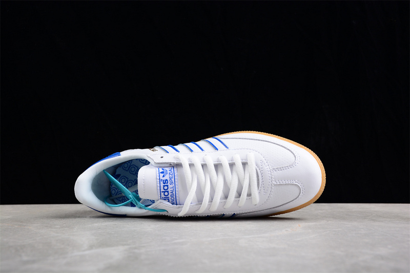 Adidas Originals Gazelle Indoor White/Blue/Brown 15