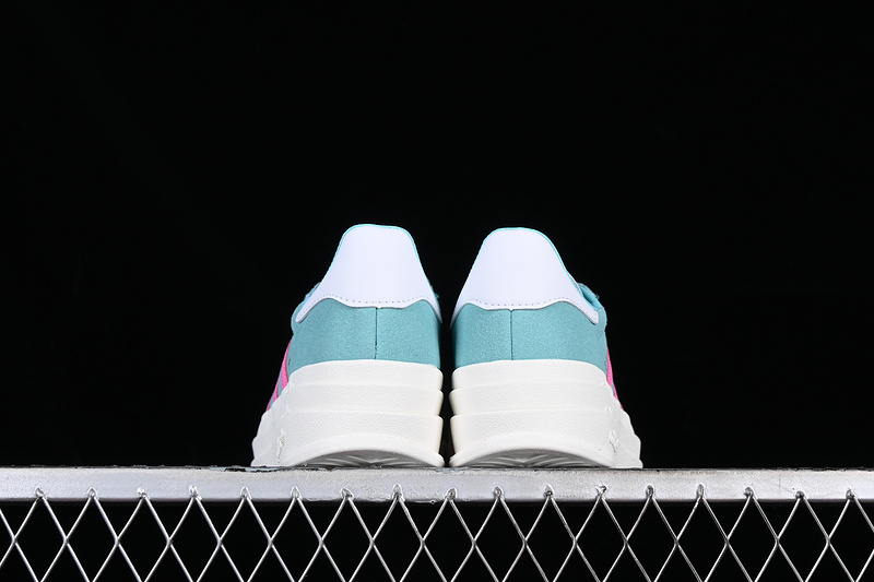 Adidas Originals Gazelle Bold White/Pink/Blue 13