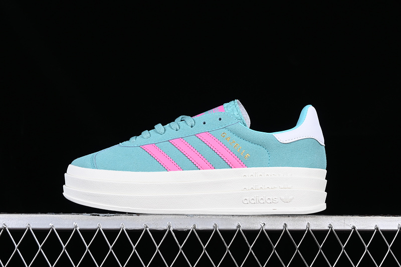 Adidas Originals Gazelle Bold White/Pink/Blue 25