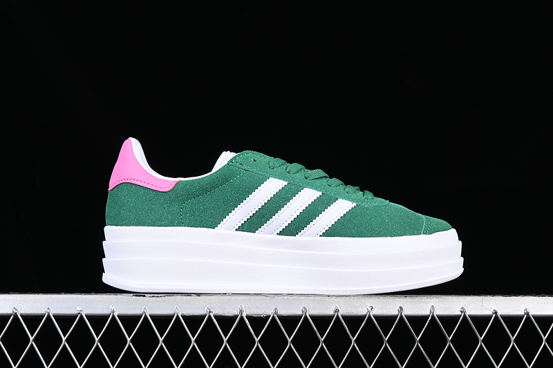 Adidas Originals Gazelle Bold White/Pink/Green 27