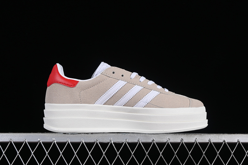 Originals Gazelle Bold Wonder Beige/Cloud White/Collegiate Orange 5