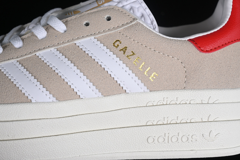 Originals Gazelle Bold Wonder Beige/Cloud White/Collegiate Orange 25