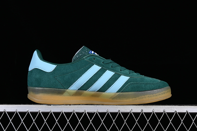 Adidas Originals Gazelle Indoor Collegiate Green/Hazy Sky/Victory Gol 13