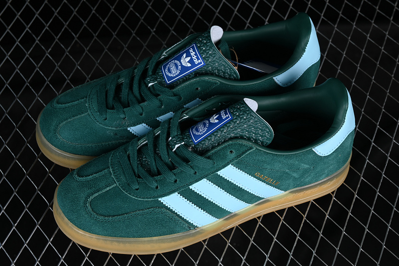 Adidas Originals Gazelle Indoor Collegiate Green/Hazy Sky/Victory Gol 25