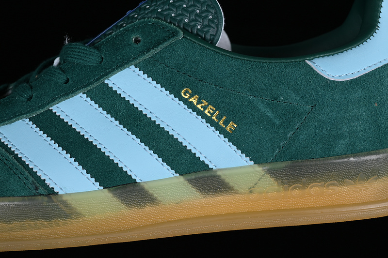 Adidas Originals Gazelle Indoor Collegiate Green/Hazy Sky/Victory Gol 27