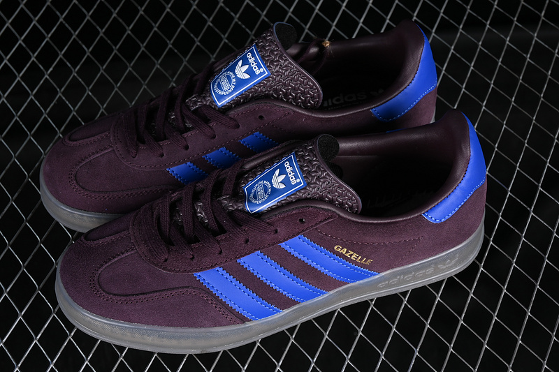 Adidas Gazelle Indoor Shadow Maroon/Semi Lucid Blue/Simple Brown 7