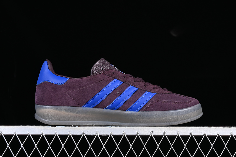 Adidas Gazelle Indoor Shadow Maroon/Semi Lucid Blue/Simple Brown 13