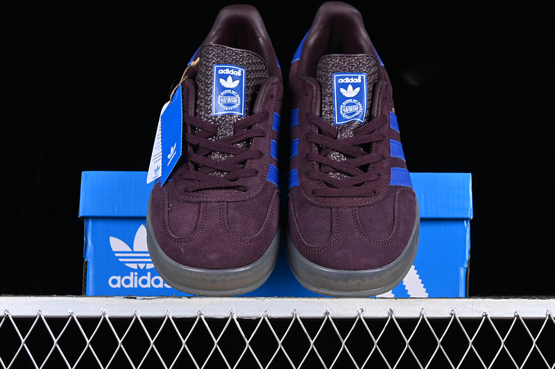 Adidas Gazelle Indoor Shadow Maroon/Semi Lucid Blue/Simple Brown 27