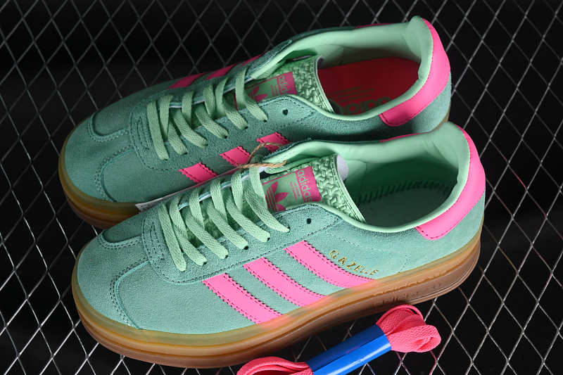 Originals Gazelle Bold Pulse Mint/Screaming Pink/Gum M2 3