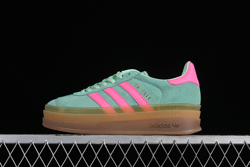 Originals Gazelle Bold Pulse Mint/Screaming Pink/Gum M2 15