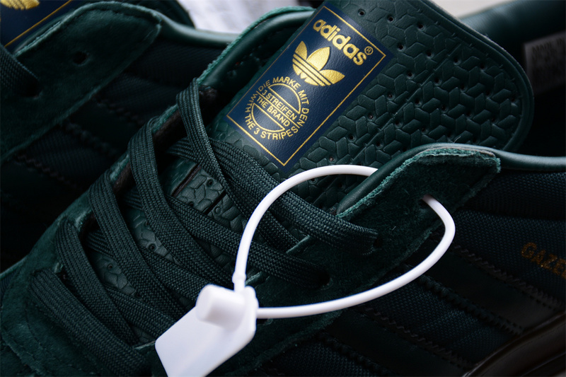 Adidas Originals Gazelle Indoor Black/Green 5