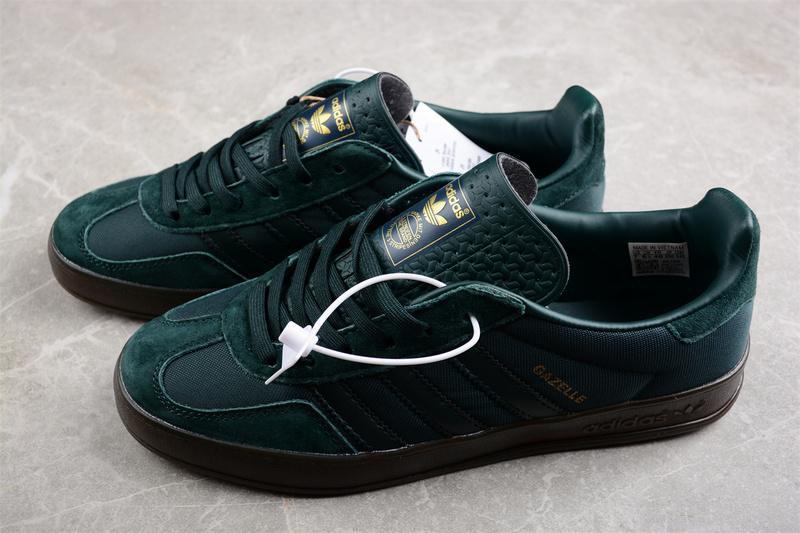 Adidas Originals Gazelle Indoor Black/Green 9