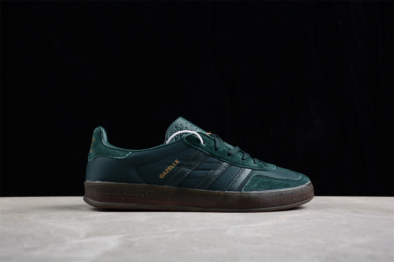 Adidas Originals Gazelle Indoor Black/Green 13