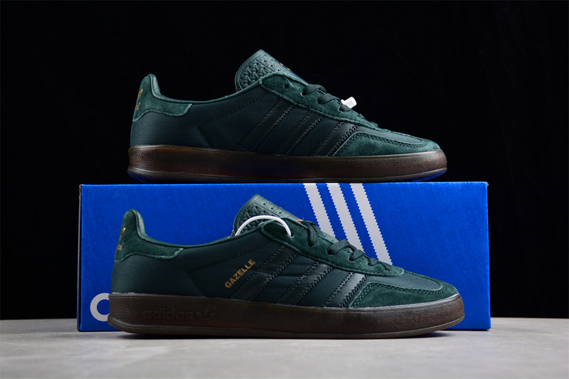 Adidas Originals Gazelle Indoor Black/Green 15