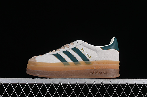 Originals Gazelle Bold Cream White/Collegiate Green/Magic Beige 27