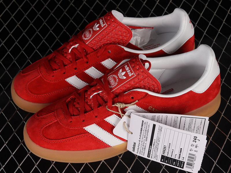 Gazelle Indoor Scarlet/Cloud White/Scarlet 31