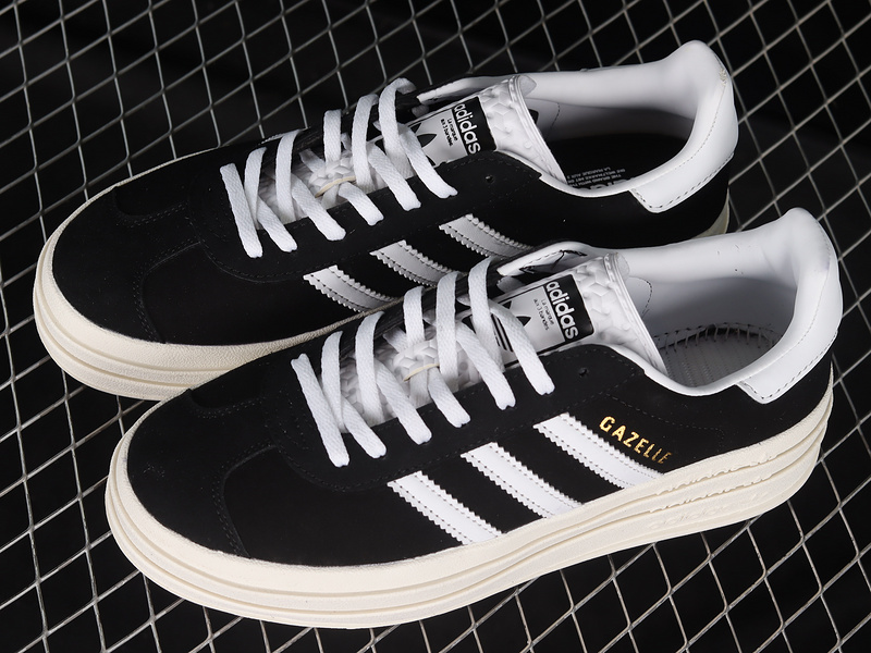 Gazelle Bold Shoes Core Black/Cloud White/Core White 25