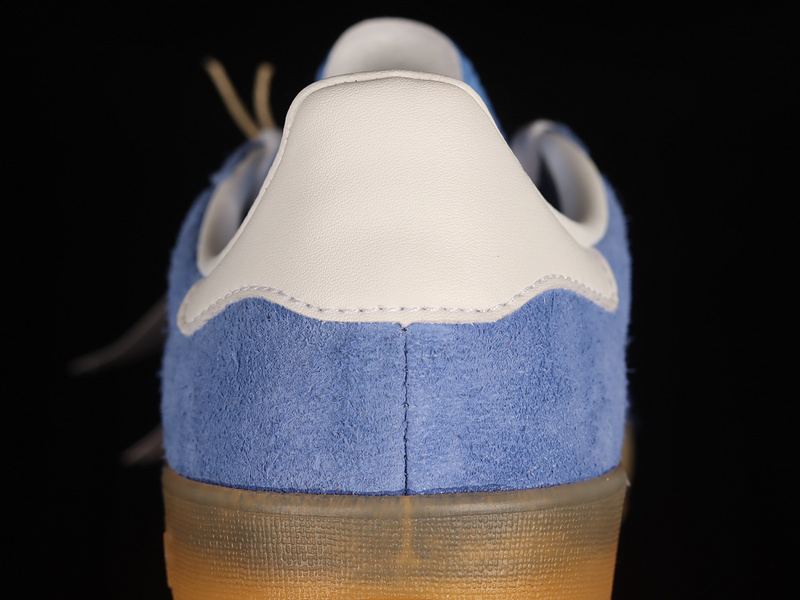 Gazelle Indoor Blue Fusion/Footwear White/Gold Metallic 29