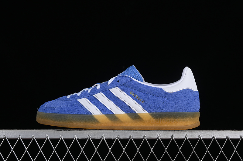 Originals Gazelle Indoor Blue Fusion/Footwear White/Gold Metallic 17