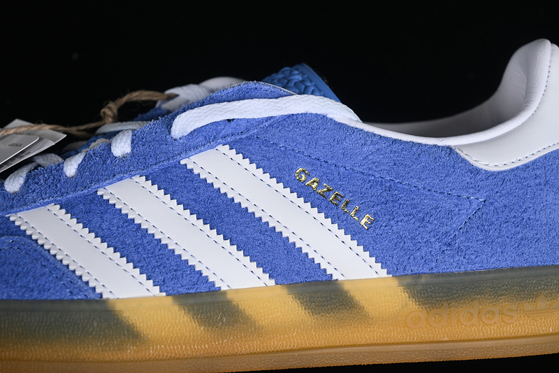 Originals Gazelle Indoor Blue Fusion/Footwear White/Gold Metallic 25