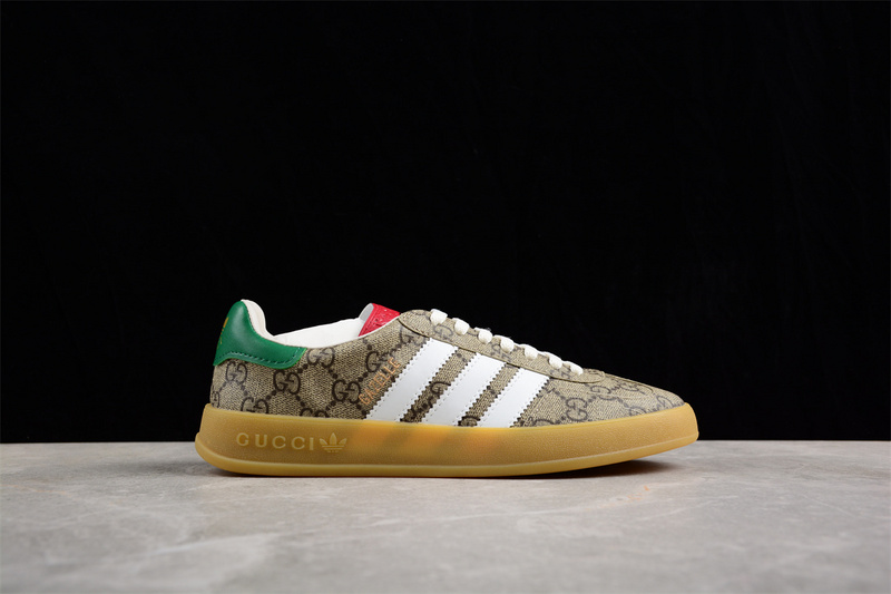 Adidas Originals Gazelle Esquisite Gucci Brown/White/Green/Red 7