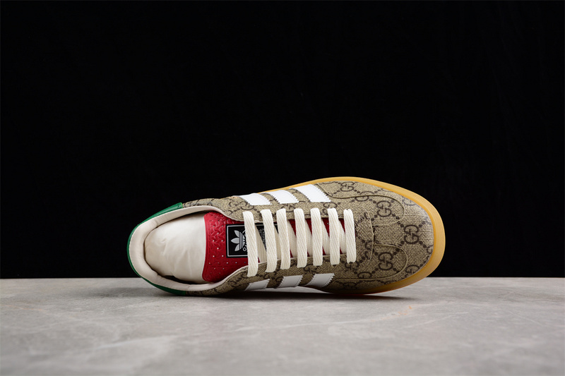 Adidas Originals Gazelle Esquisite Gucci Brown/White/Green/Red 9