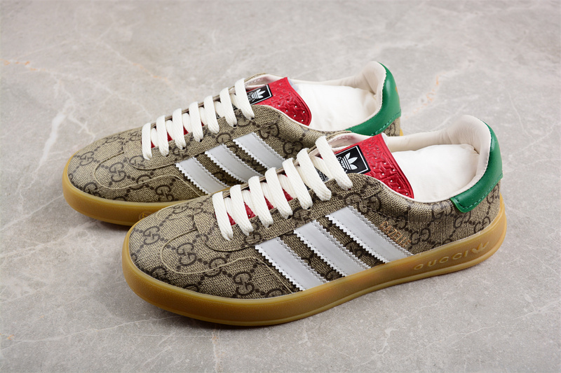 Adidas Originals Gazelle Esquisite Gucci Brown/White/Green/Red 11