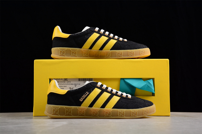 Adidas Originals Gazelle Esquisite Gucci Yellow/Black 7