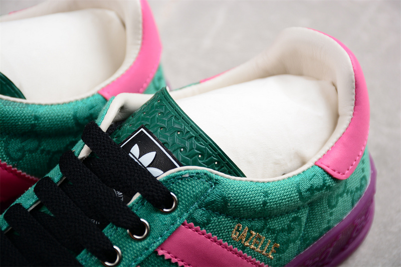 Adidas Originals Gazelle Esquisite Gucci Green/Pink/Purple 5