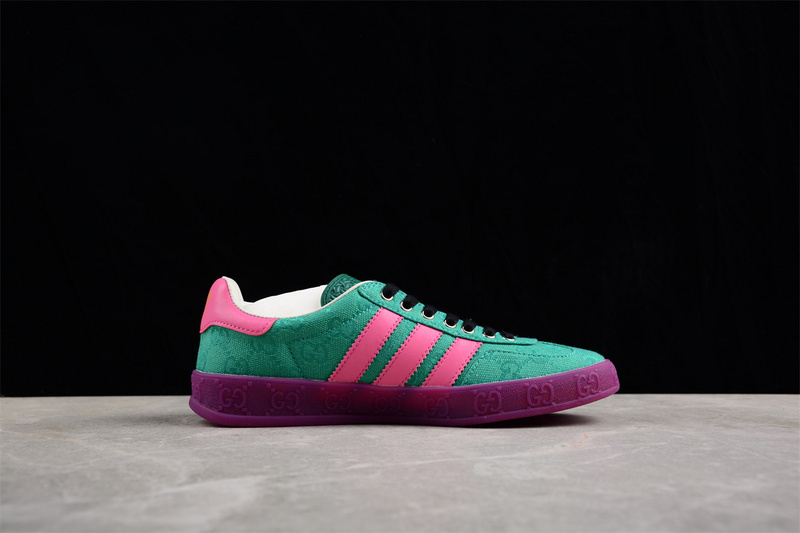 Adidas Originals Gazelle Esquisite Gucci Green/Pink/Purple 13