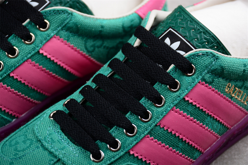 Adidas Originals Gazelle Esquisite Gucci Green/Pink/Purple 19