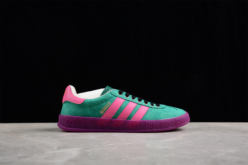 Adidas Originals Gazelle Esquisite Gucci Green/Pink/Purple 23