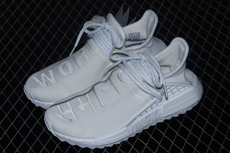 Pharrell X Nmd Human Race Trail Blank Canvas Cream White/Running White/Running White 27