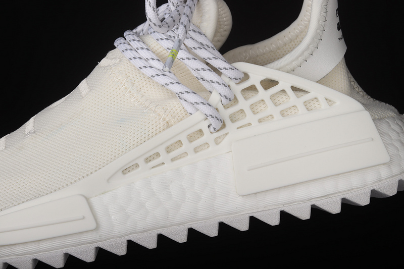 Pharrell X Nmd Human Race Trail Blank Canvas Cream White/Running White/Running White 29