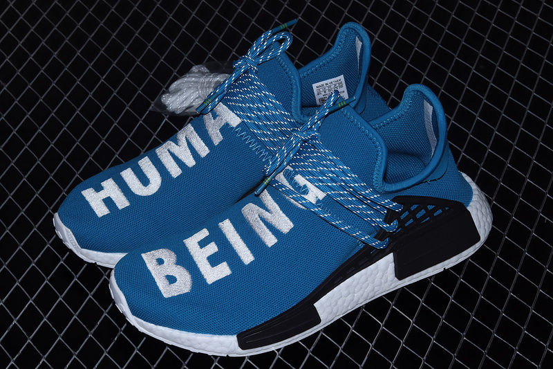 Pharrell X Nmd Human Race Shoes Race Blue/Core Black/Cloud White 11