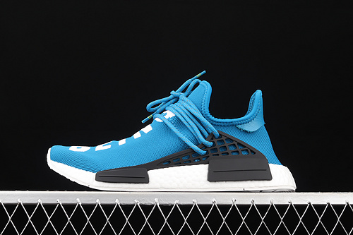 Pharrell X Nmd Human Race Shoes Race Blue/Core Black/Cloud White 23