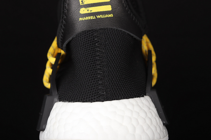 Pharrell X Nmd Human Race Shoes Core Black/Cloud White/Yellow 15